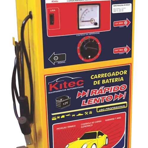 Carregador de bateria 12/24V r�pido e lento com auxiliar de partida - CK24A200  110V/220V