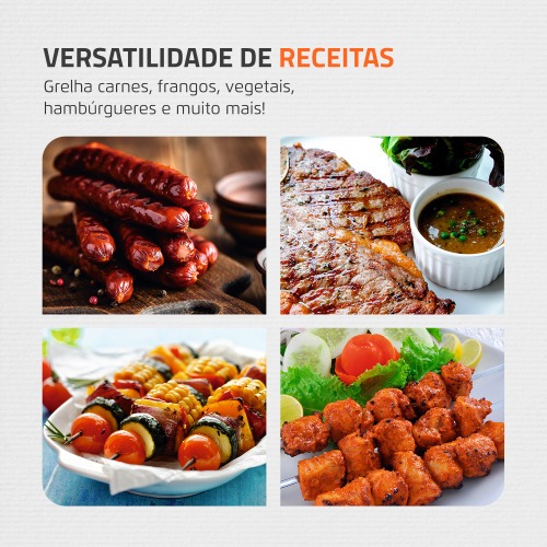 Churrasqueira el�trica port�til 2.000 watts Grand Steak & Grill - CH-05  220V