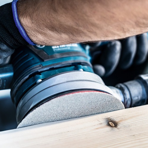 Disco de lixa para madeira 125 mm gr�o 150 com 5 pe�as - M480