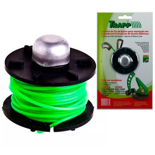  Carretel de nylon para Master 800/1000/AT1500/AT1800 Turbo e Super Turbo Trapp