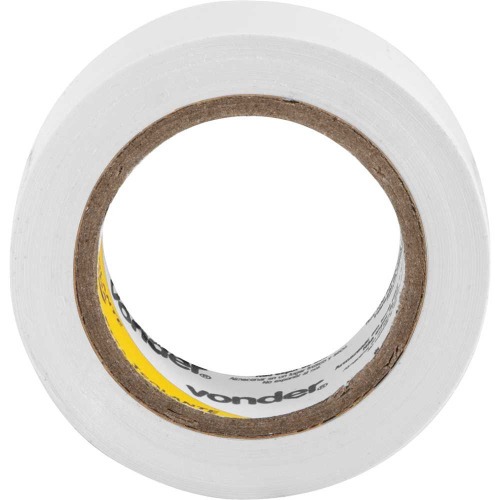 Fita isolante 19 mm x 10 m branca com 10 pe�as