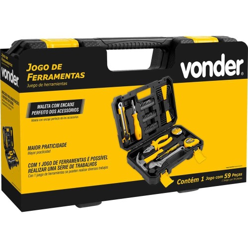 Jogo de ferramentas com 59 peças e maleta - 35.99.059.000 Jogo de ferramentas com 59 peças e maleta - 35.99.059.000