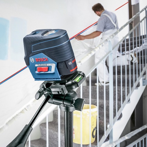 N�vel a laser 2 linhas 2 pontos de prumo alcance 20 m com acess�rios e maleta - GCL 2-50 C