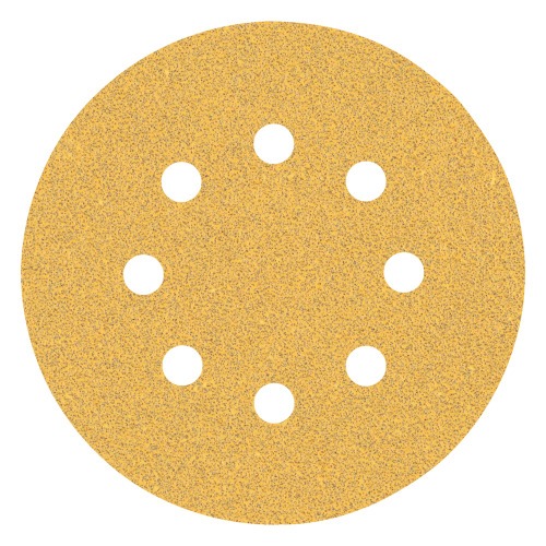 Disco de lixa com pluma 125 mm 8 furos 5 pe�as - Expert C470
