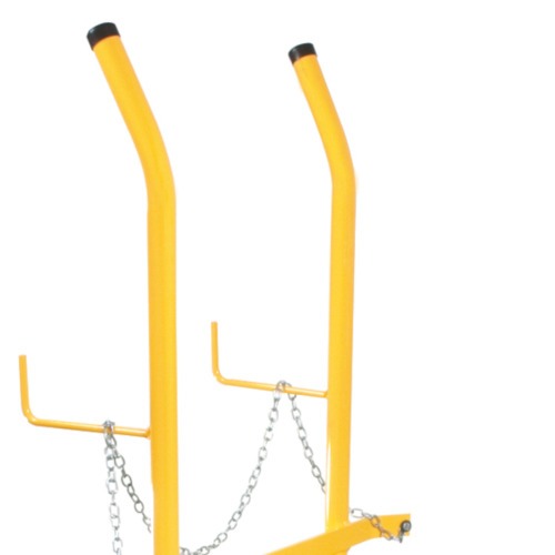 Carro para transporte de oxig�nio e acetileno capacidade para 2 cilindros