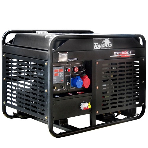 Gerador de energia 12,5 kva a diesel partida el�trica trif�sico - TDWG12000CXE3-N