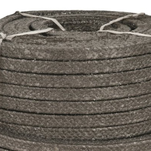 Gaxeta de algod�o quadrada grafitada 3/16