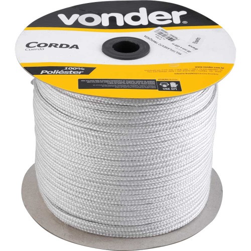 Corda multifilamento tran�ada 8 mm rolo com 228 metros 