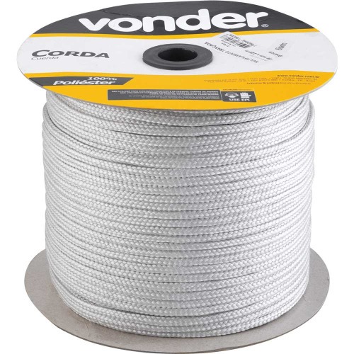 Corda multifilamento tran�ada 8 mm rolo com 228 metros 