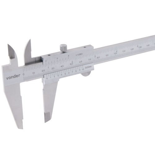 Paquímetro universal capacidade 200 mm leitura de 0,05 mm- PA 205 Paquímetro universal capacidade 200 mm leitura de 0,05 mm- PA 205
