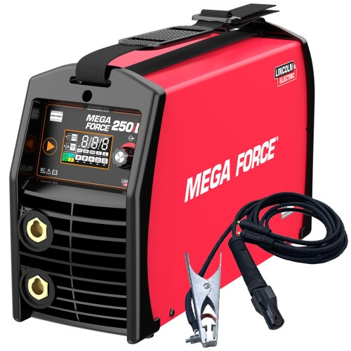 Inversora de solda 250A display Led para Eletrodo e Tig - Mega Force 250iD 110V/220V Inversora de solda 250A display Led para Eletrodo e Tig - Mega Force 250iD 110V/220V