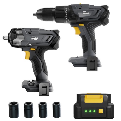 Combo Furadeira Parafusadeira de impacto K21 ID03 + Chave de impacto K21 CH01 21V - K21 KT01  110V/220V