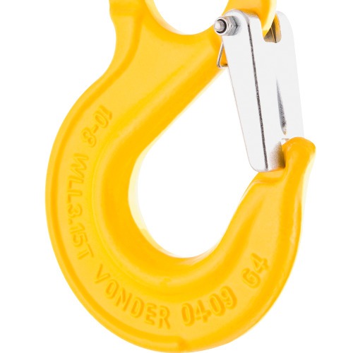 Gancho de a�o com olhal e trava