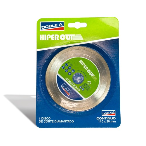 Disco diamantado plus 110 mm liso para azulejos e cer�mica - Hipercut