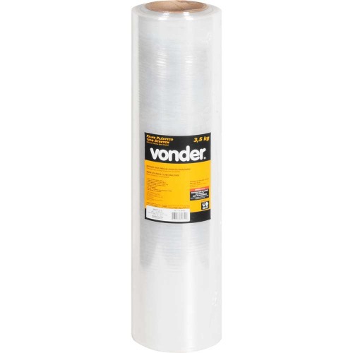 Filme Pl�stico Stretch 500 mm x 260 m 25 micra rolo 3,5 kg - 11.32.050.003
