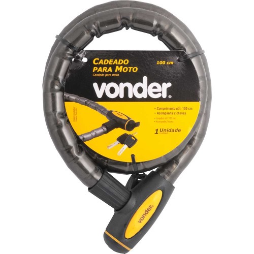 Cadeado para moto 100 cm com chave - 32.52.100.000 Cadeado para moto 100 cm com chave - 32.52.100.000