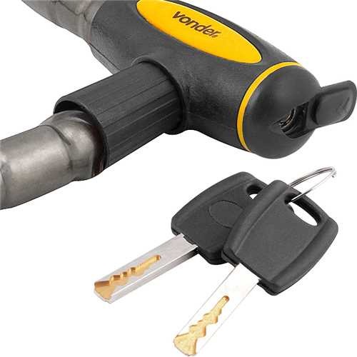 Cadeado para moto 100 cm com chave - 32.52.100.000 Cadeado para moto 100 cm com chave - 32.52.100.000