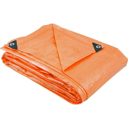 Lona de polietileno laranja 4 x 3 m