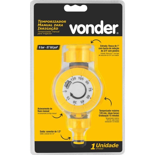 Temporizador manual para irriga��o