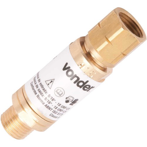 Válvula corta fogo acetileno para maçarico - VCF 677 MG Válvula corta fogo acetileno para maçarico - VCF 677 MG