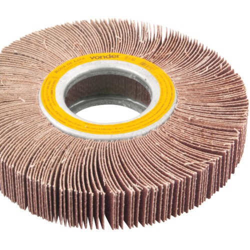 Roda de lixa 150 mm x 25 mm sem haste gr�o 80 
