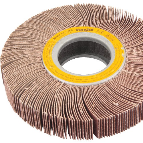 Roda de lixa150 mm x 25 mmsem hastegr�o 100 
