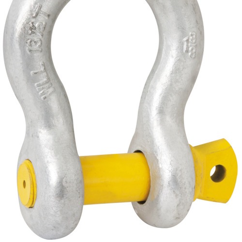 Manilha curva para cabo de a�o 3/4