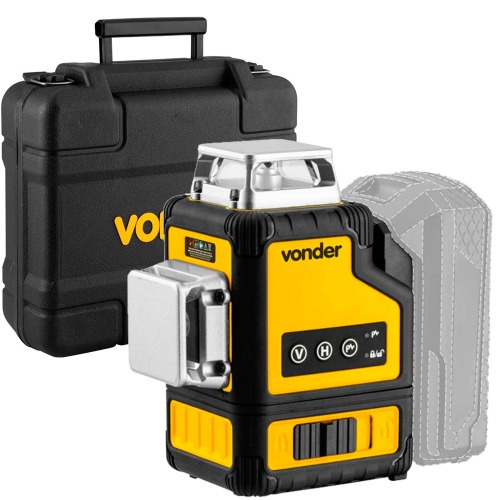 N�vel a laser verde 3 linhas 30 m a bateria 18V Sem Bateria - INLV1854