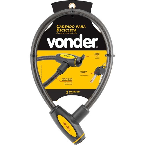 Cadeado para bicicleta 60 cm com chave - 32.52.060.000