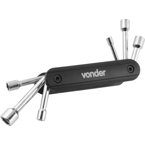 Jogo de chave canh�o 5 a 12 mm 6 pe�as cromo van�dio