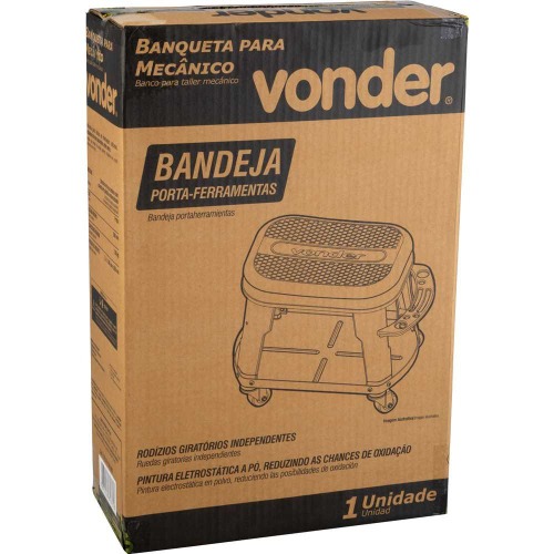Banqueta para mecânico com porta-ferramentas capacidade de 135 kg Banqueta para mecânico com porta-ferramentas capacidade de 135 kg