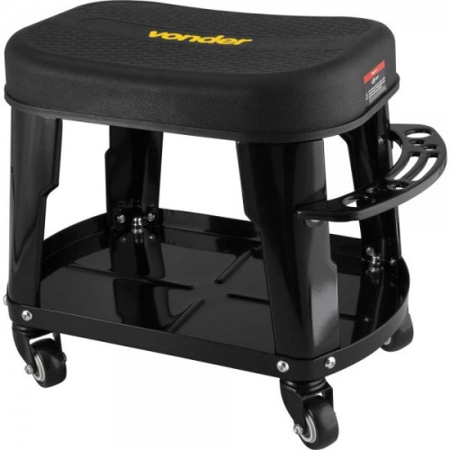 Banqueta para mecânico com porta-ferramentas capacidade de 135 kg Banqueta para mecânico com porta-ferramentas capacidade de 135 kg
