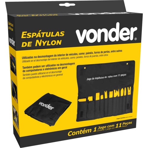 Jogo de espátulas de nylon com 11 peças Jogo de espátulas de nylon com 11 peças