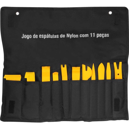 Jogo de espátulas de nylon com 11 peças Jogo de espátulas de nylon com 11 peças