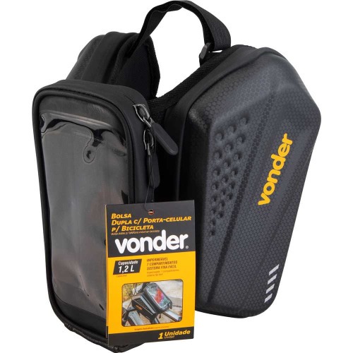 Bolsa dupla com porta-celular para bicicleta - 35.40.020.000