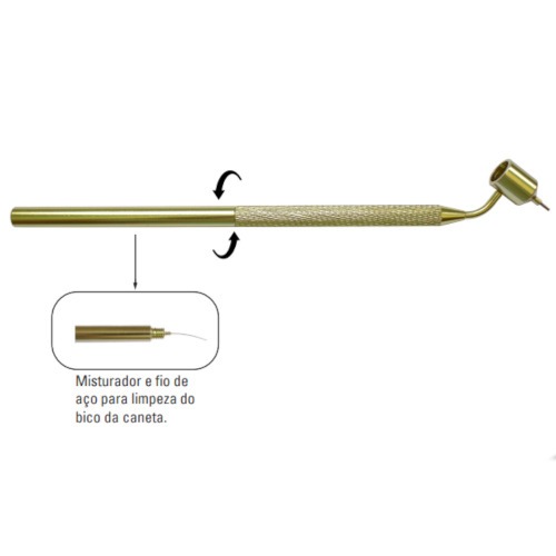 Caneta para micropintura automotiva 0,5mm - SGT-3860