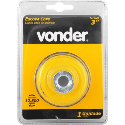 Escova de a�o torcida tipo copo 3