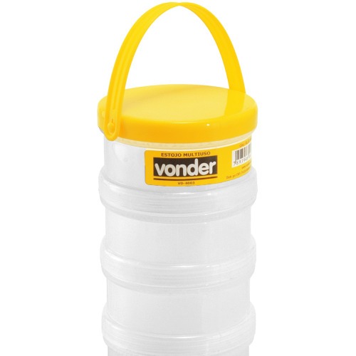 Estojo multiuso composto de 4 partes rosque�veis -  VD 4003