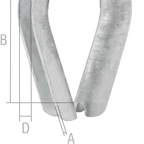 Anilha para cabo de a�o 3/16
