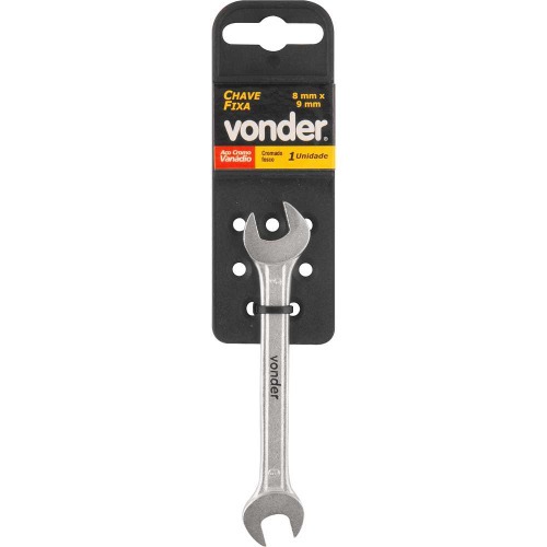 Chave fixa 8 mm x 9 mm a�o cromo van�dio