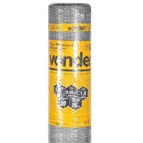 Tela met�lica hexagonal para viveiro malha 1/2