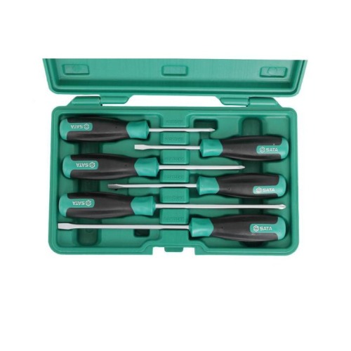 Jogo de chave de fenda e phillips com 6 peças - Série T Jogo de chave de fenda e phillips com 6 peças - Série T