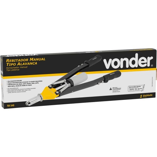 Rebitador manual tipo alavanca para rebites até 6,4 mm - CONSTRUTOR Rebitador manual tipo alavanca para rebites até 6,4 mm - CONSTRUTOR
