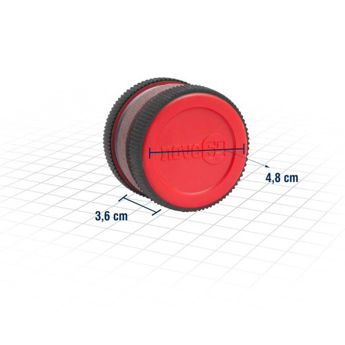 Afiador de facas com pedra abrasiva 4,8 cm x 3,6 cm