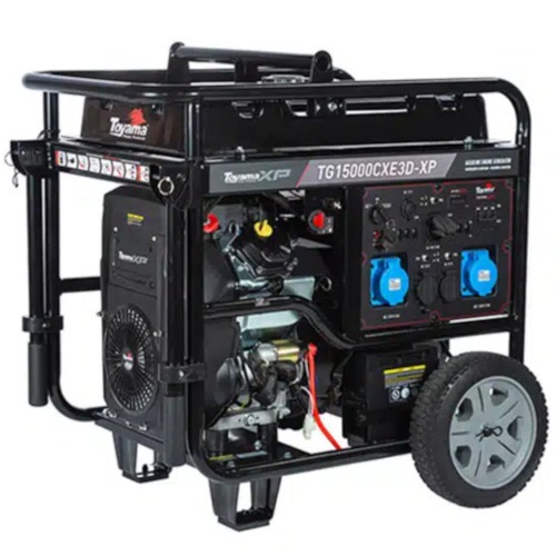 Gerador de energia 17 Kva a gasolina partida el�trica trif�sico 220V - TG15000CXE3D-XP