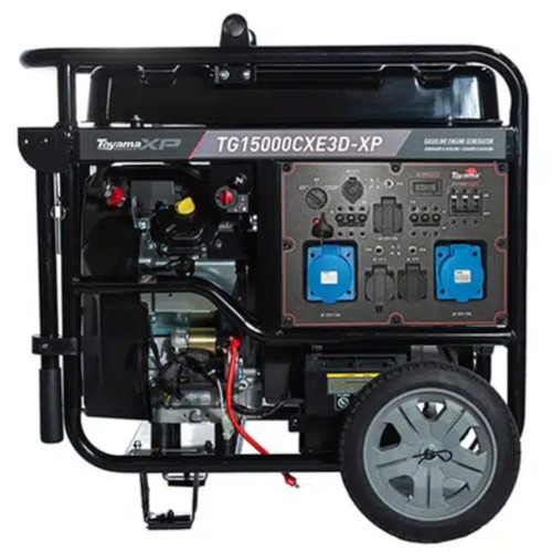 Gerador de energia 17 Kva a gasolina partida el�trica trif�sico 220V - TG15000CXE3D-XP
