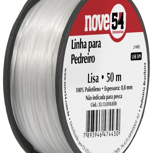 Linha lisa para pedreiro com 50 metros Linha lisa para pedreiro com 50 metros