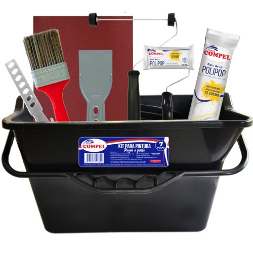 Kit para pintura com 7 peças - 0.969 Kit para pintura com 7 peças - 0.969