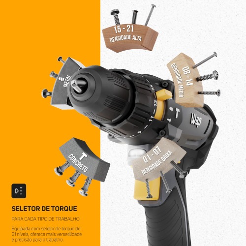 Furadeira Parafusadeira de impacto 3/8
