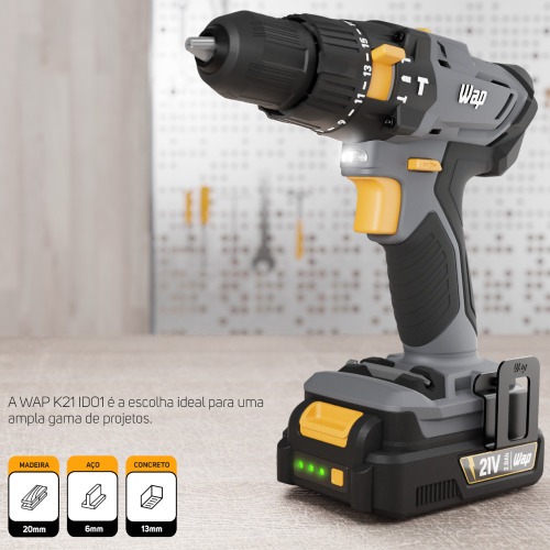 Furadeira Parafusadeira de impacto 3/8